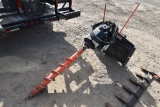 Bobcat 30C Quick Attach Post Hole Digger with 6
