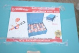 Greatbear 24 Pieces Ratchet Tie down Set in Metal Box