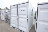 Shipping Container Security Office with Window and Side Door