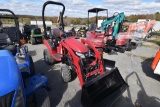 Mahindra eMax 20S Loader Tractor with Snow Blade