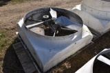 5' x 5' Poly Barn Fan With Electric Motor With Shield and Louver