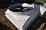 5' x 5' Poly Barn Fan With Electric Motor With Shield and Louver