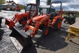 Kioti CK30 Loader Backhoe Tractor