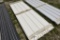 24 Pieces of 10' Sections of Off-white Corrugated Metal Paneling