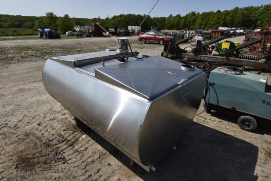 500 Gallon Mueller of Springfield Missouri Stainless Steel Bulk Tank