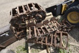 Pair of Grouser Metal Skidsteer Tracks for a 12