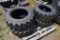 4 Forerunner 10-16.5 NHS Skid Steer Tires