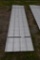 30 Pieces of 12' Sections of Galvanized Corrugated Metal Paneling