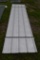 30 Pieces of 12' Sections of Galvanized Corrugated Metal Paneling