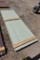 30 Pieces of 10' Sections of Light Green Corrugated Metal Paneling