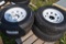 Set of 4 Atlas 235/80R16 trailer Tires on 8 Lug Rims