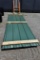 26 Pieces of 10' Sections of Green Corrugated Metal Paneling