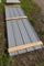 30 Pieces of 10' Sections of Gray Corrugates Metal Paneling