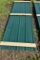 29 Pieces of 10' Sections of Green Corrugated Metal Paneling