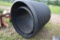Two Black Drainage Pipes