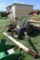 Gravity Wagon with Auger on Single Axle Running Gear