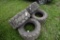 4 Samson 14-17.5 Skids Steer Tires