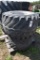 Two Goodyear 42x25.00-20 NHS Tires on Rims