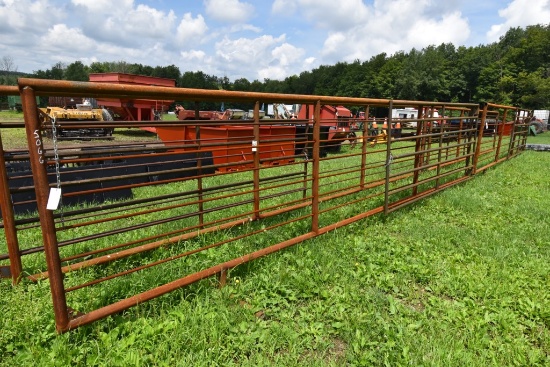 24' x 68" Heavy Duty Corral Panel with Swinging 12' Gate