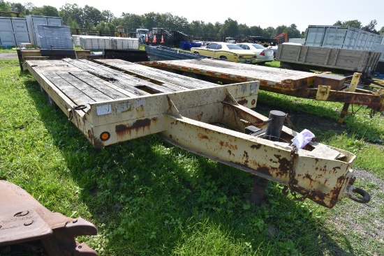 1987 Eagar Beaver 22' Deck Over Trailer