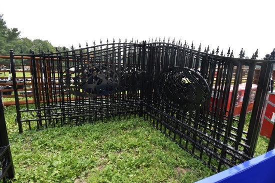 Great Bear 20' Entrance Gates with Deer Scene