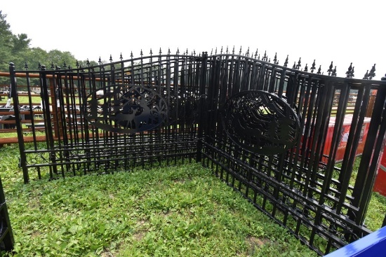 Great Bear 20' Entrance Gates with Deer Scene