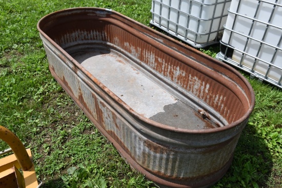 8' Galvanized Live Stock Water Tank