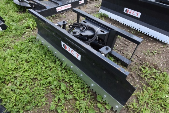 JCT Quick Attach 72" Power Angle Dozer Blade