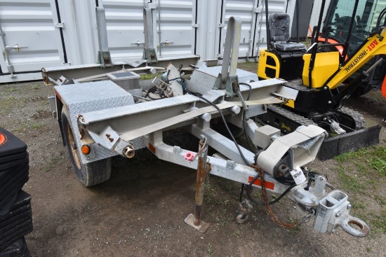 Telephone Pole Hauling Trailer