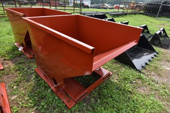 KC Self Tipping Fork Mounted Dumpster