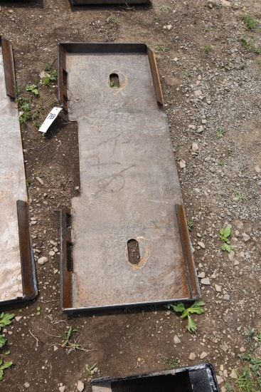 KC Quick Attach Skid steer Plate