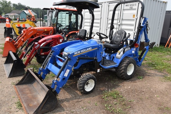 New Holland Workmaster 25S Loader Back Hoe Tractor