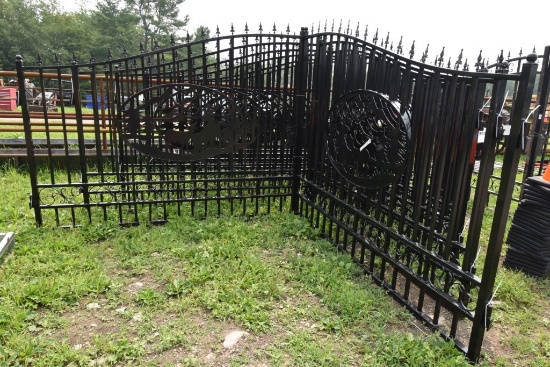Great Bear 20' Entrance Gates with Deer Scene