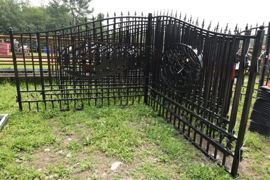 Great Bear 20' Entrance Gates with Deer Scene