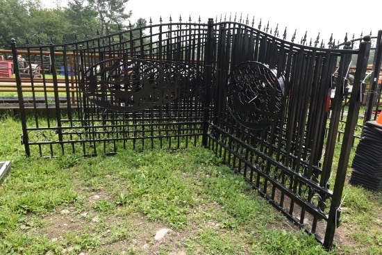 Great Bear 20' Entrance Gates with Deer Scene