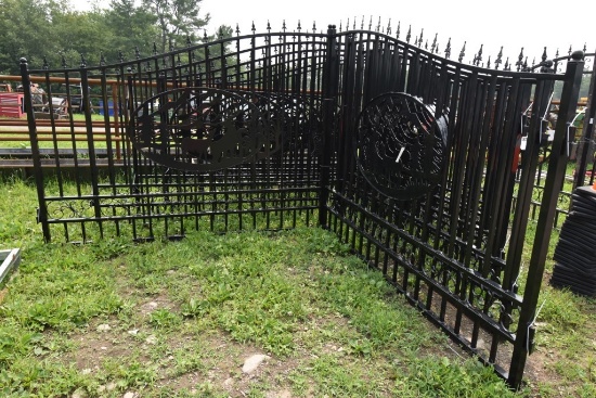 Great Bear 20' Entrance Gates with Deer Scene