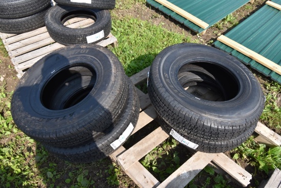 Set of 4 Atlas ST235/80R16 Trailer Tires