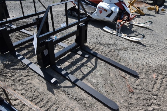 Quick Attach Skid Steer Pallet Forks with 48" Forks