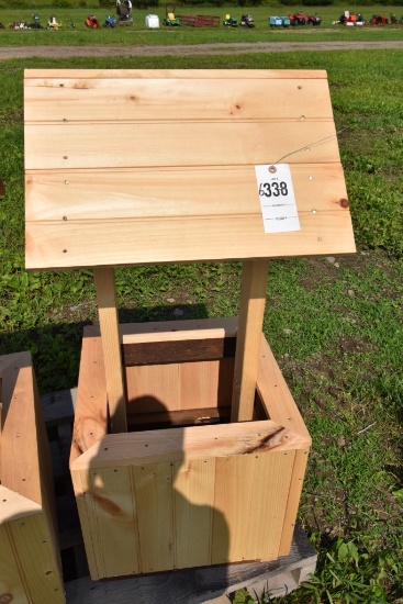 48" Tall Wooden Wishing Well