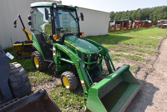 John Deere 1025R Loader Tractor with Snow Blower