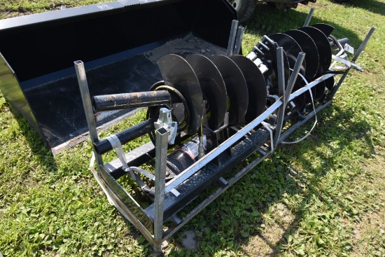 JCT Quick Attach Post Hole Digger with TWO Bits