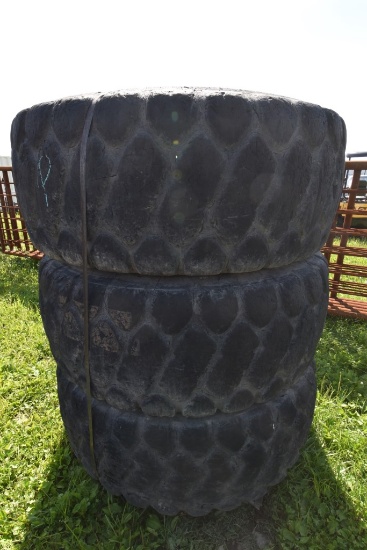 3 Bridgestone 23.5R25 Tires