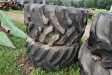 Pair of Goodyear 30.5L-32 Combine Tires