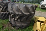 Pair of Firestone 30.5L-32 Combine Tires
