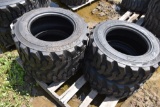4 Forerunner 10-16.5 NHS Skid Steer Tires