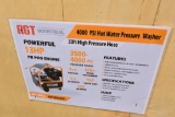 AGT HPW4000 industrial 4000 PSI Hot Water Pressure Washer