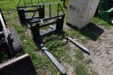 Quick Attach Skid Steer Pallet Forks with 48