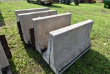 4 Concrete Barriers