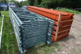 15 Sections of 16' Tall Pallet Racking