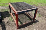 Grate Welding Table on Caster Wheels